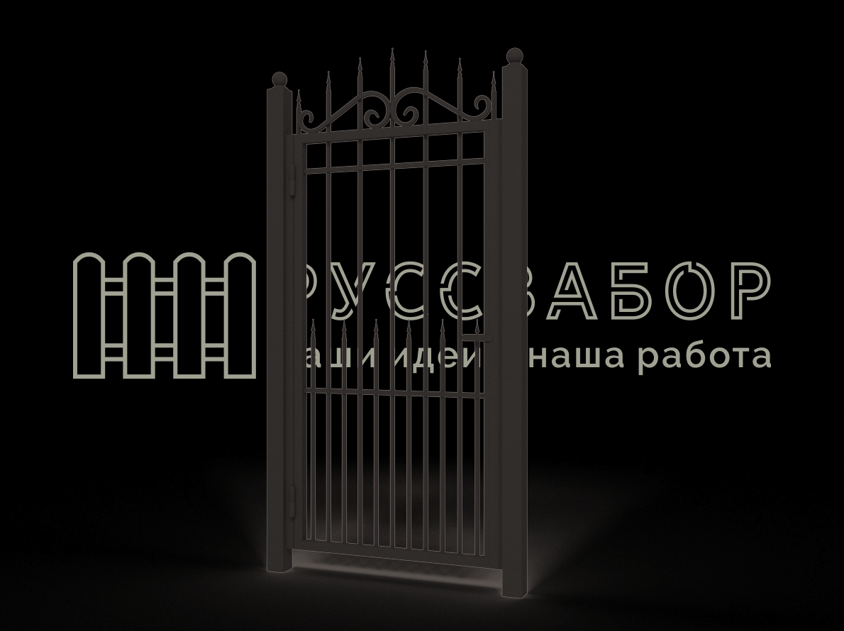 Кованая калитка 1529