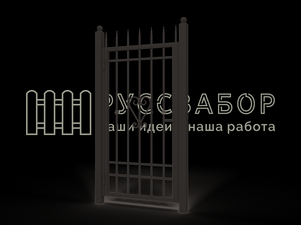 Кованая калитка 1533