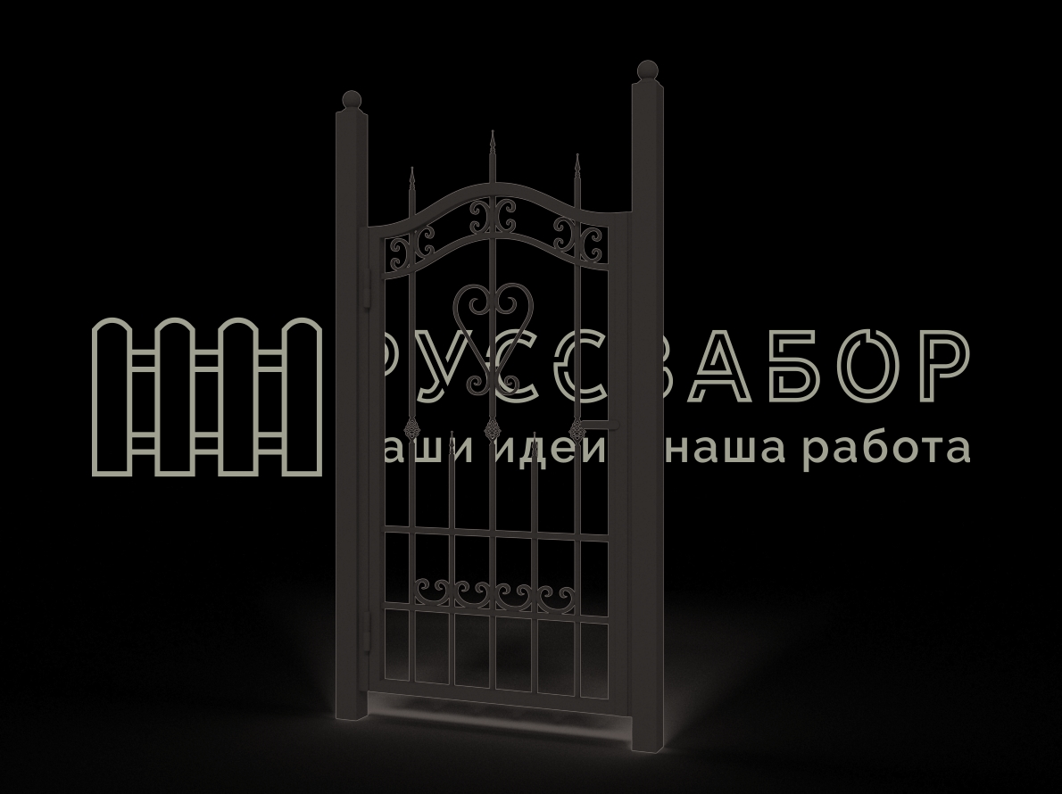 Кованая калитка 1541