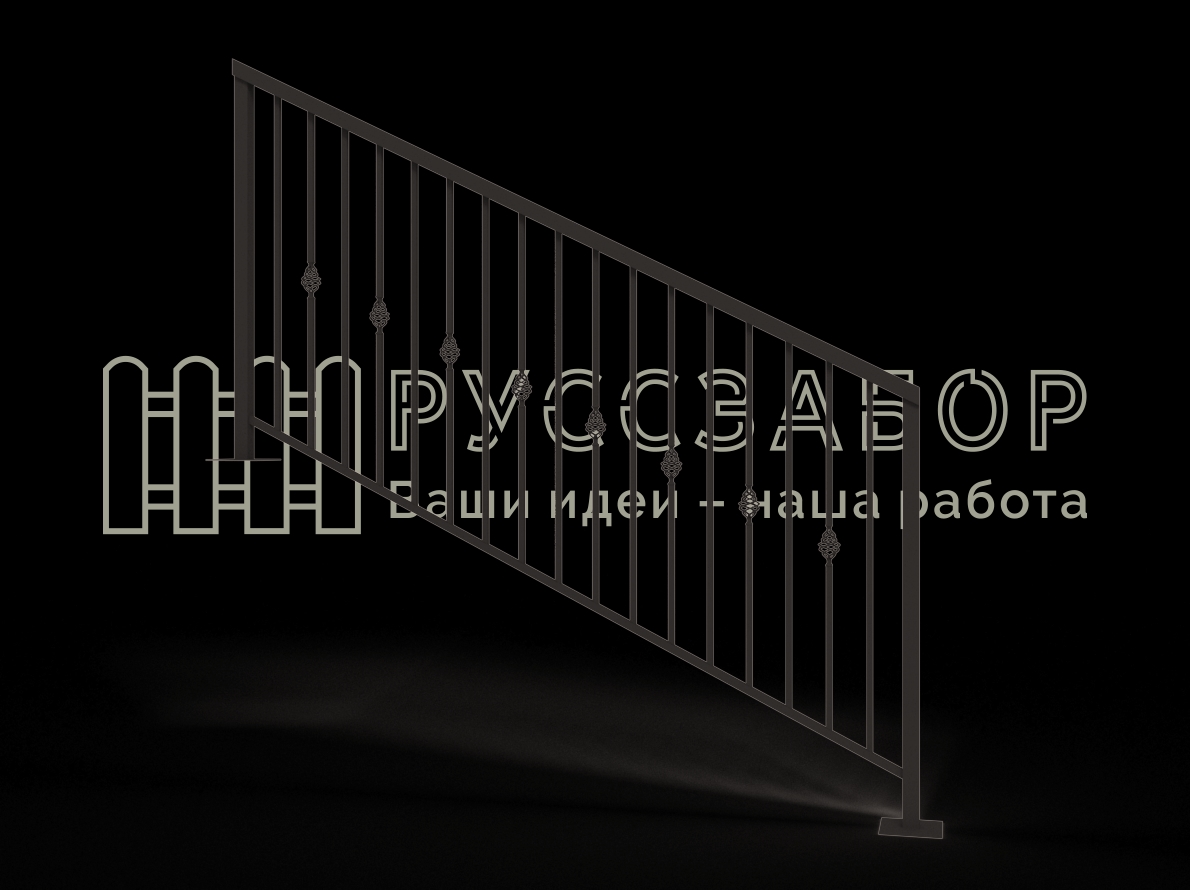 Ограждение для лестницы 12
