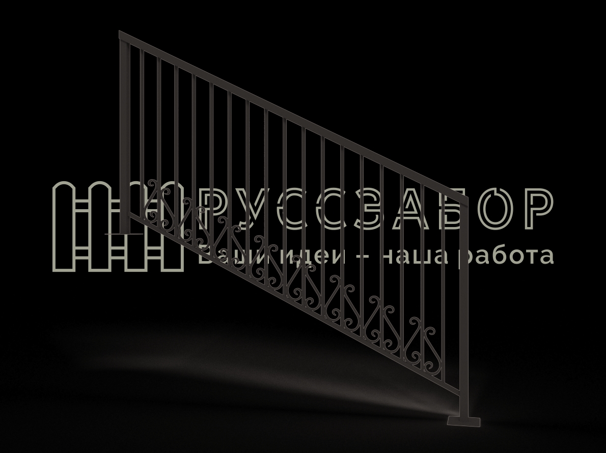 Ограждение для лестницы 09
