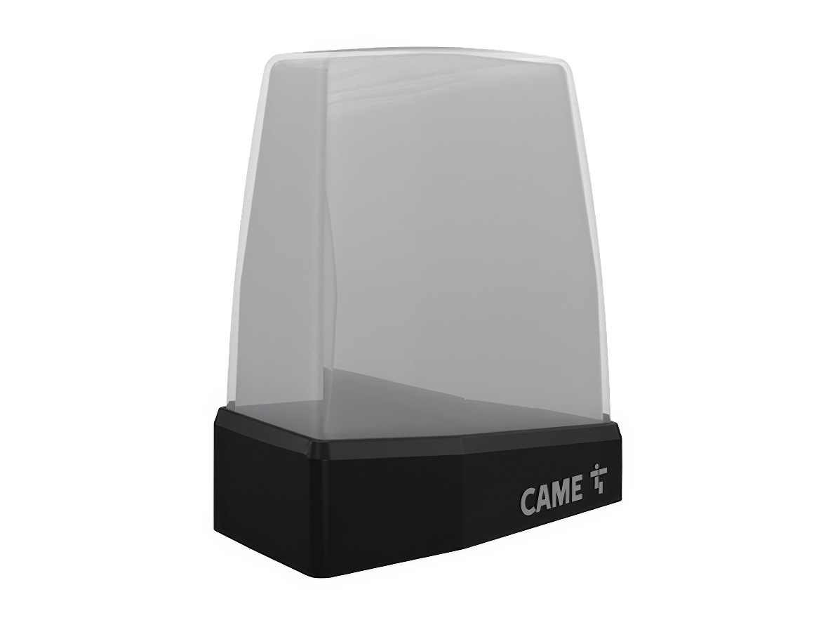 Светодиодная сигнальная лампа с белым плафоном, электропитание 24/230 В CAME KRX1FXSW