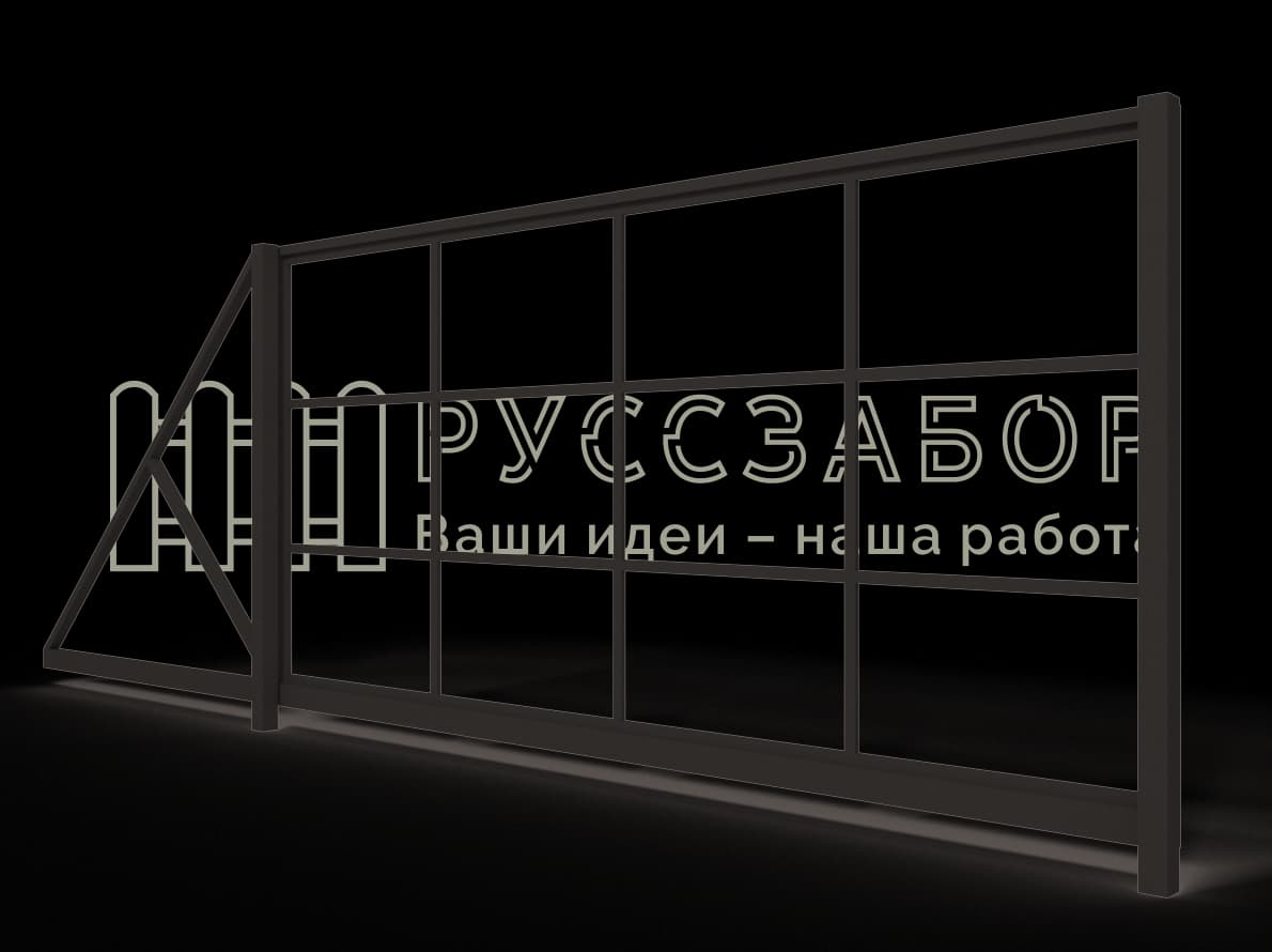 Каркас откатных ворот 03