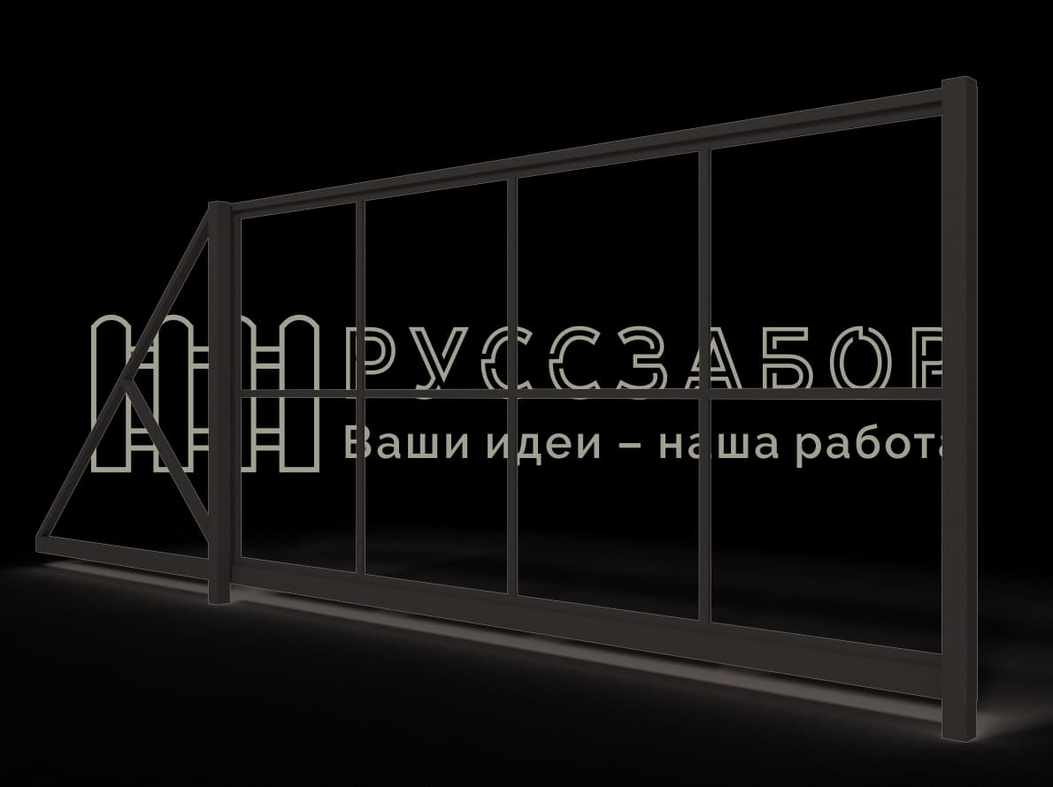 Каркас откатных ворот 05