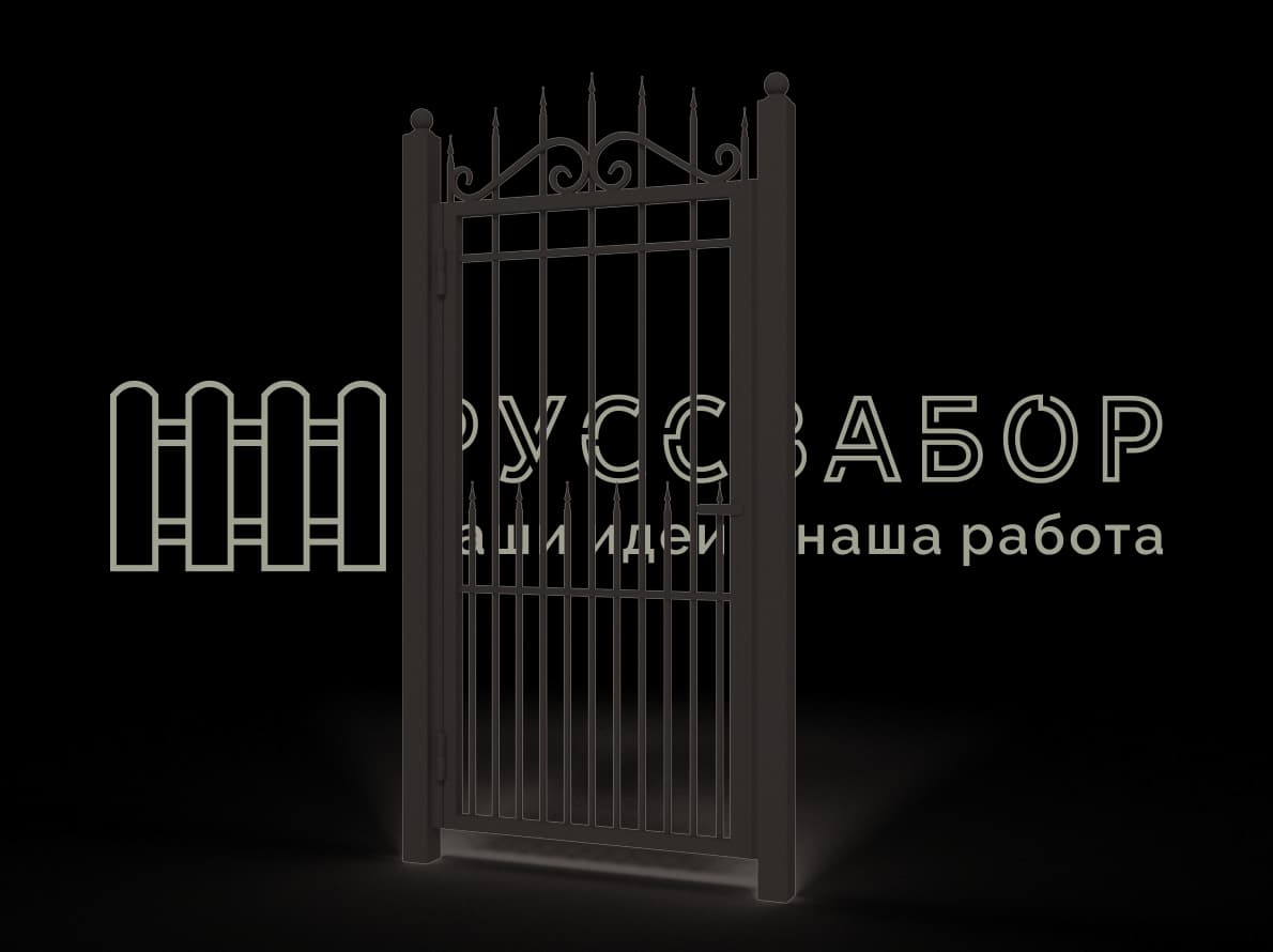 Кованая калитка 1529