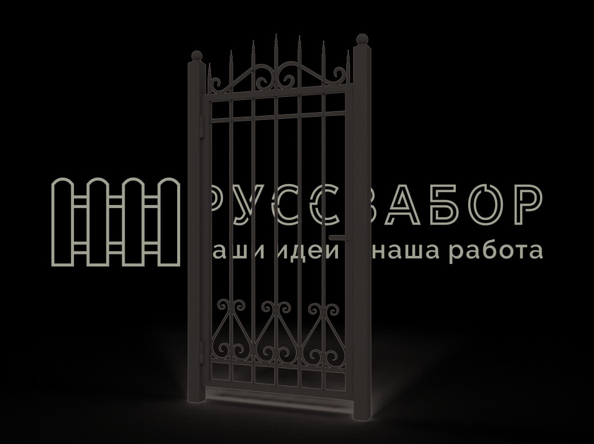 Кованая калитка 1530