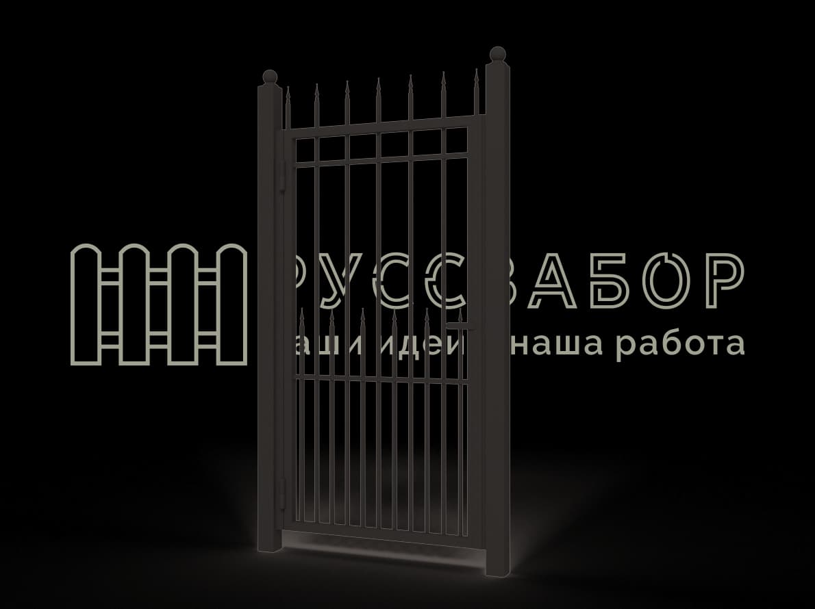 Ковано-сварная калитка 1531