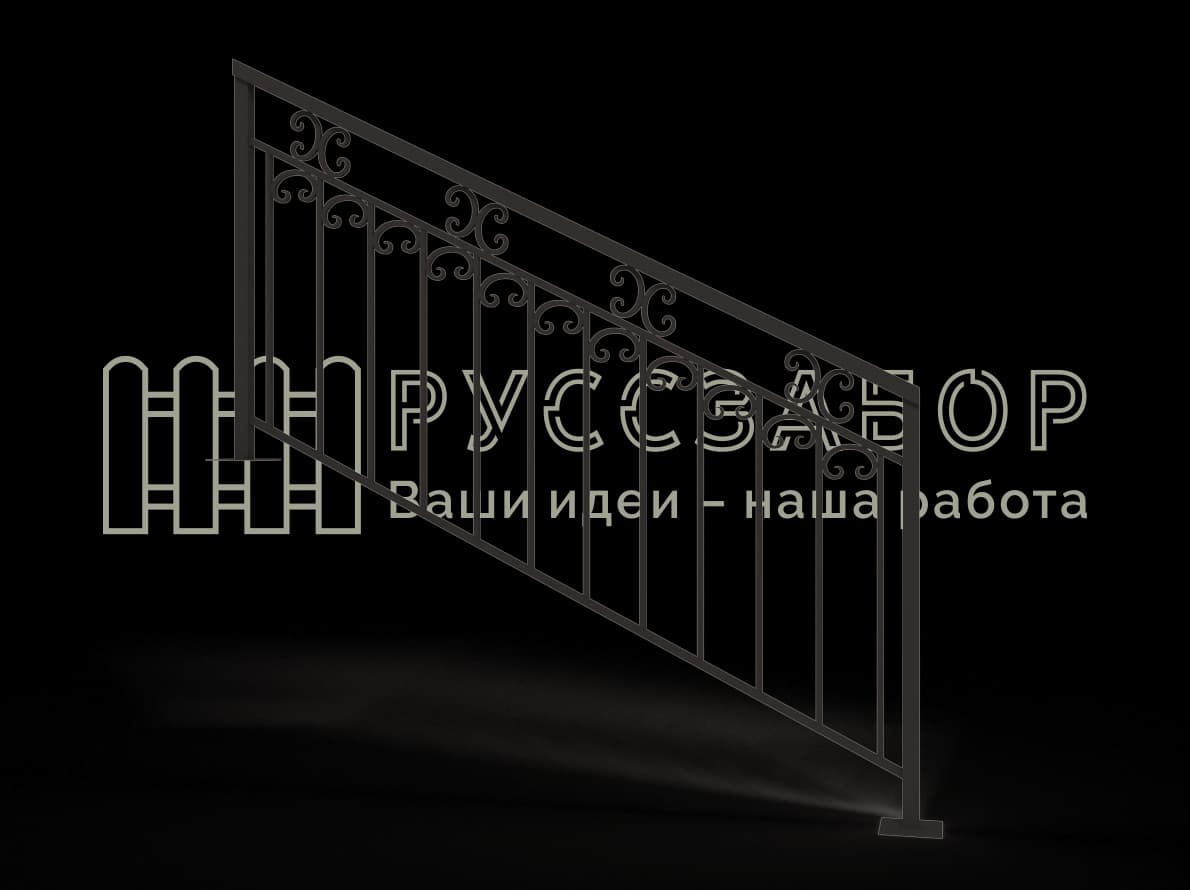 Ограждение для лестницы 07
