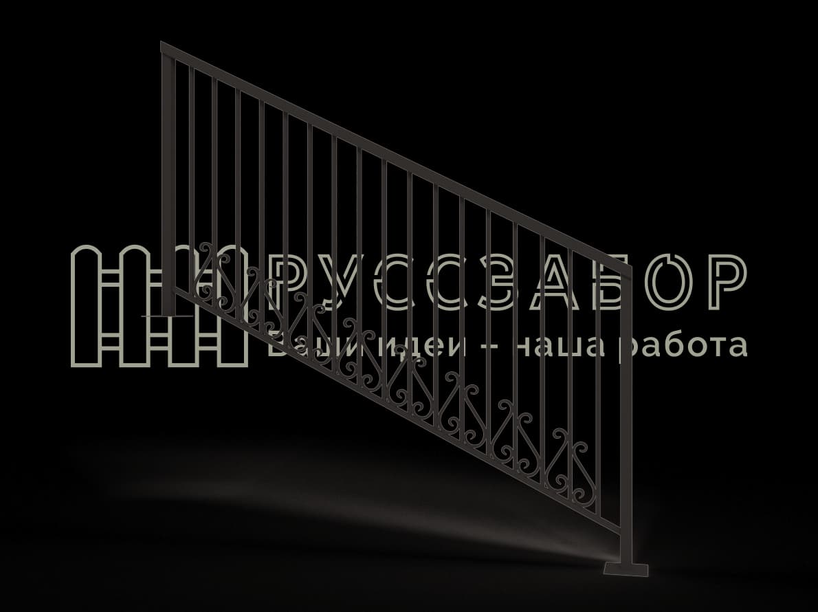 Ограждение для лестницы 09