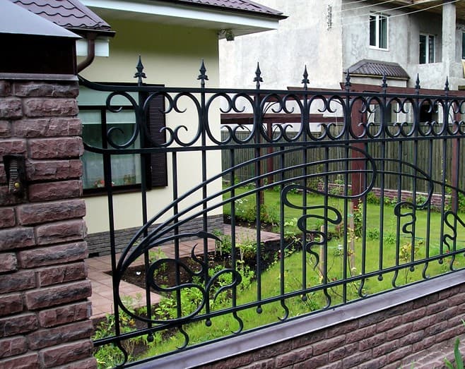 Металлические заборы для коттеджных поселков: искусство сочетания ковки и сварки для премиального дизайна